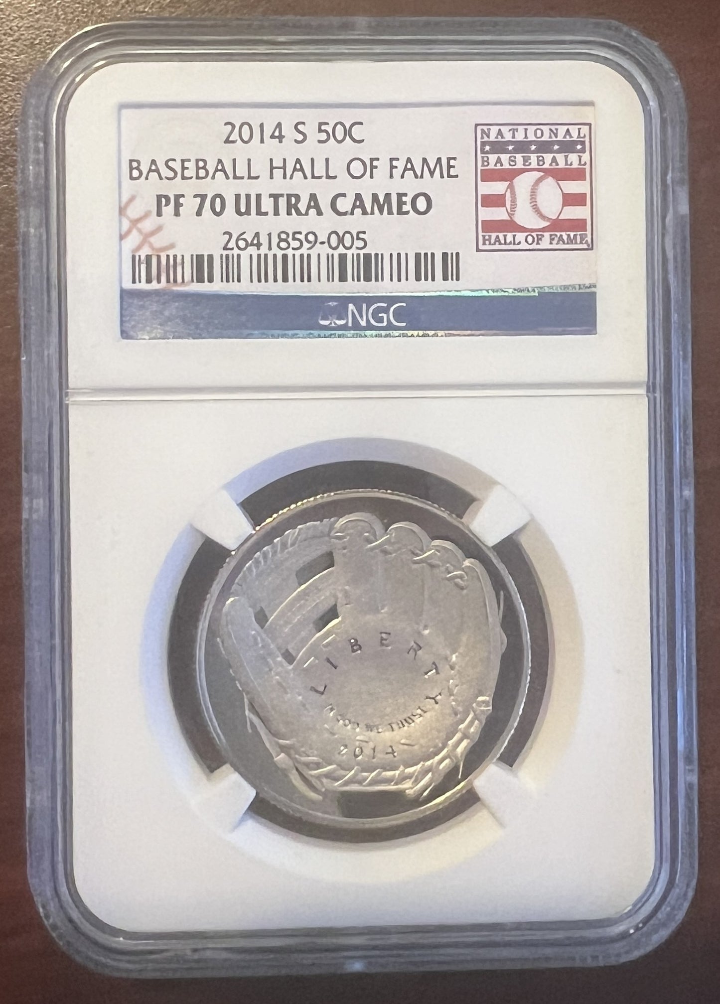 2014 Baseball Hall of Fame Half Dollar – PF 70 - Ultra Cameo