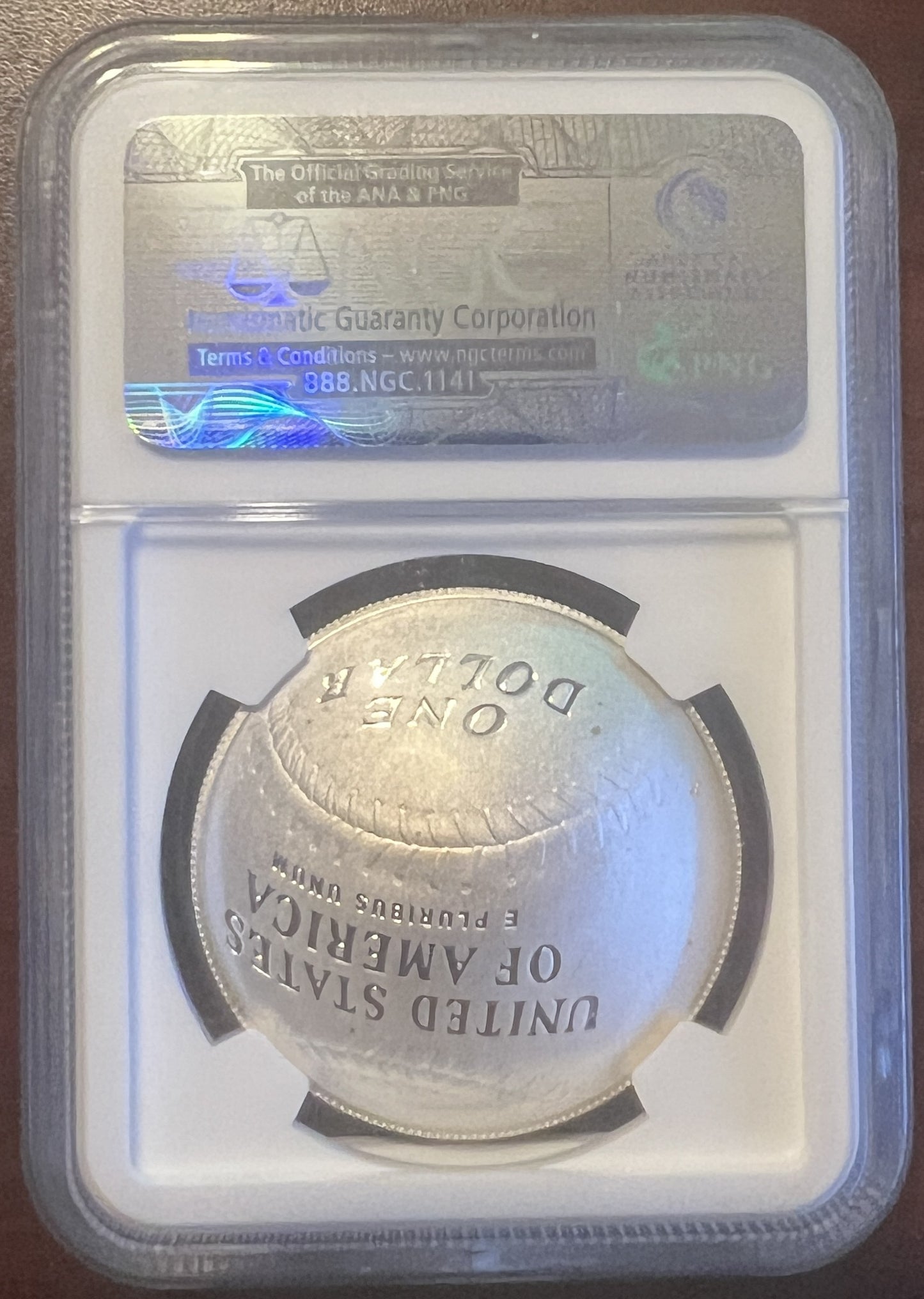 2014 Baseball Hall of Fame Silver Dollar – PF70 – Ultra Cameo