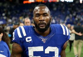 Darius Leonard Signed NFL Football (Schwartz)