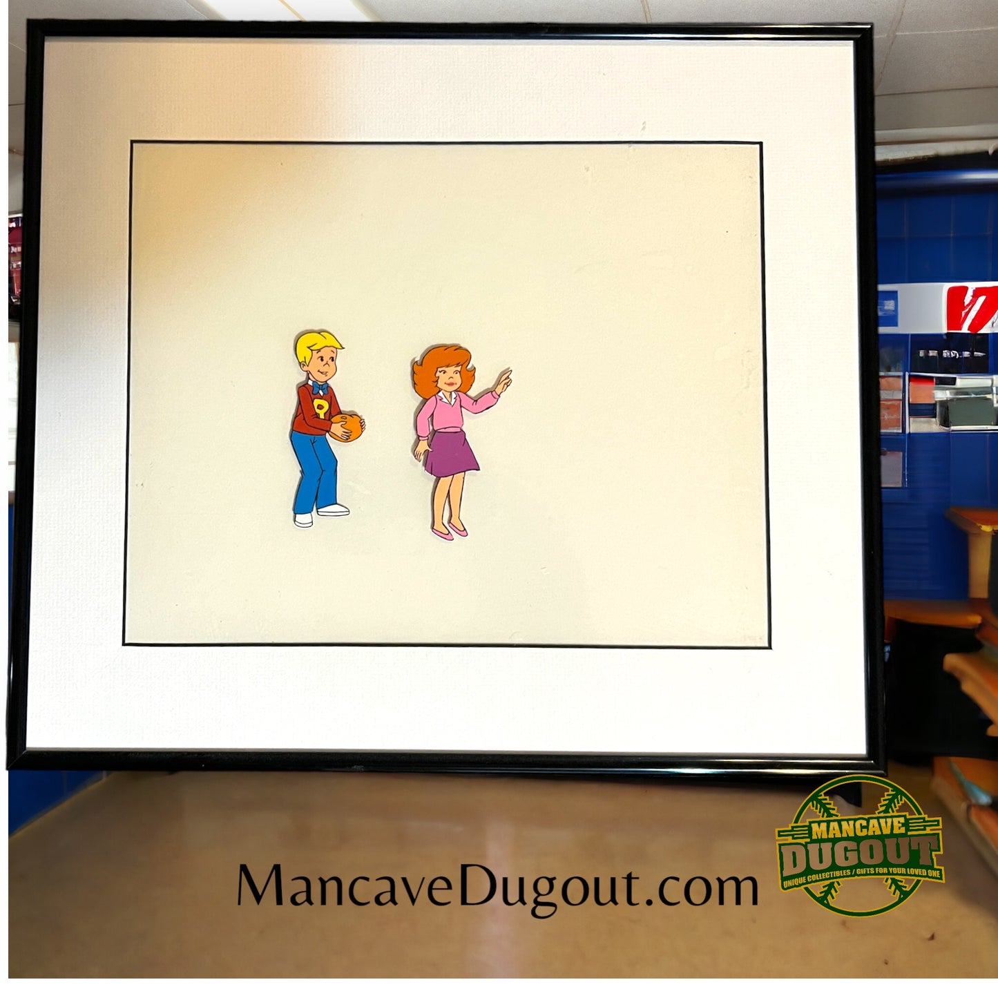Original production cel featuring Richie from a Hanna-Barbera production of "Richie Rich" – 1980’s
