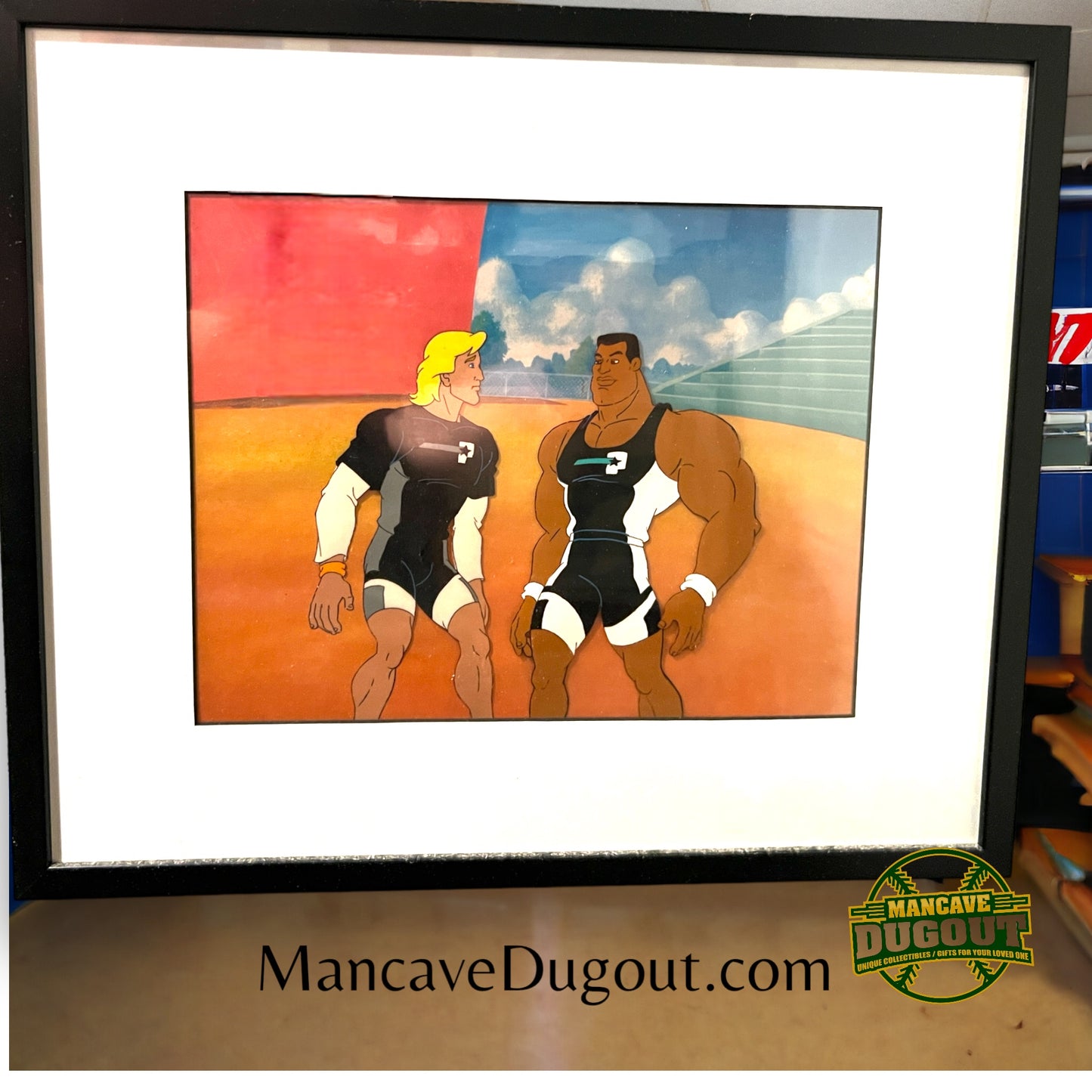 ProStars Animation Cel with 2 legends - Wayne Gretzky & Bo Jackson