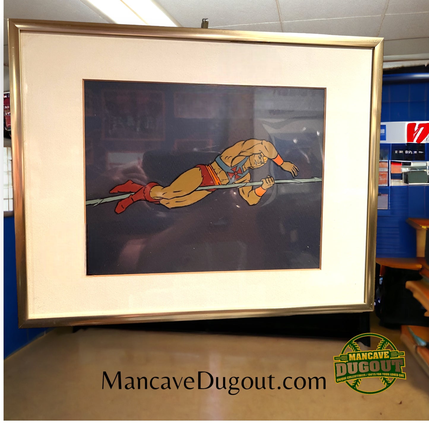 He-Man Master of the Universe Original animation cel - Framed