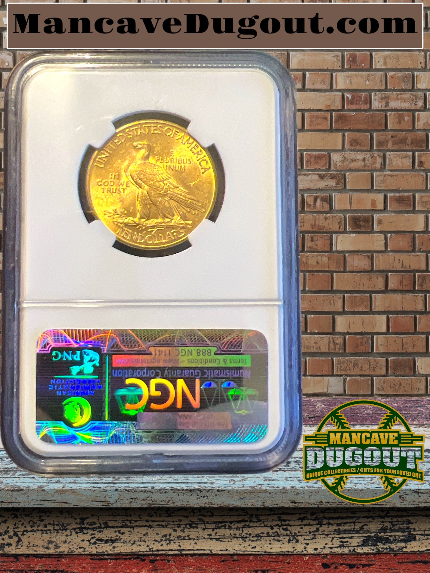 1926 $10 Gold Indian Head Eagle NGC MS61 Gem Graded