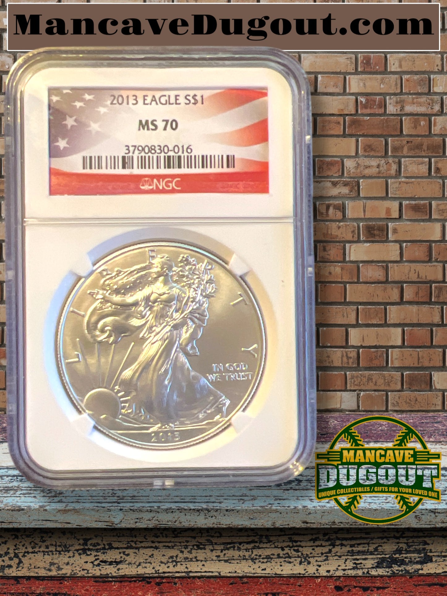 2013 $1 American Silver Eagle MS70 NGC