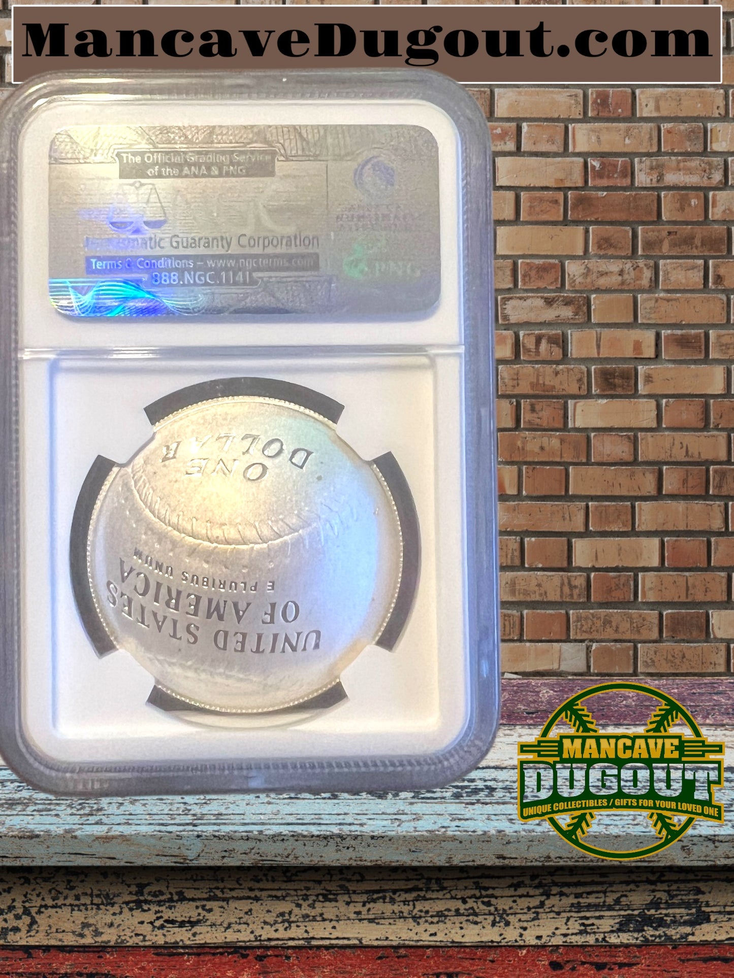 2014 Baseball Hall of Fame Silver Dollar – PF70 – Ultra Cameo