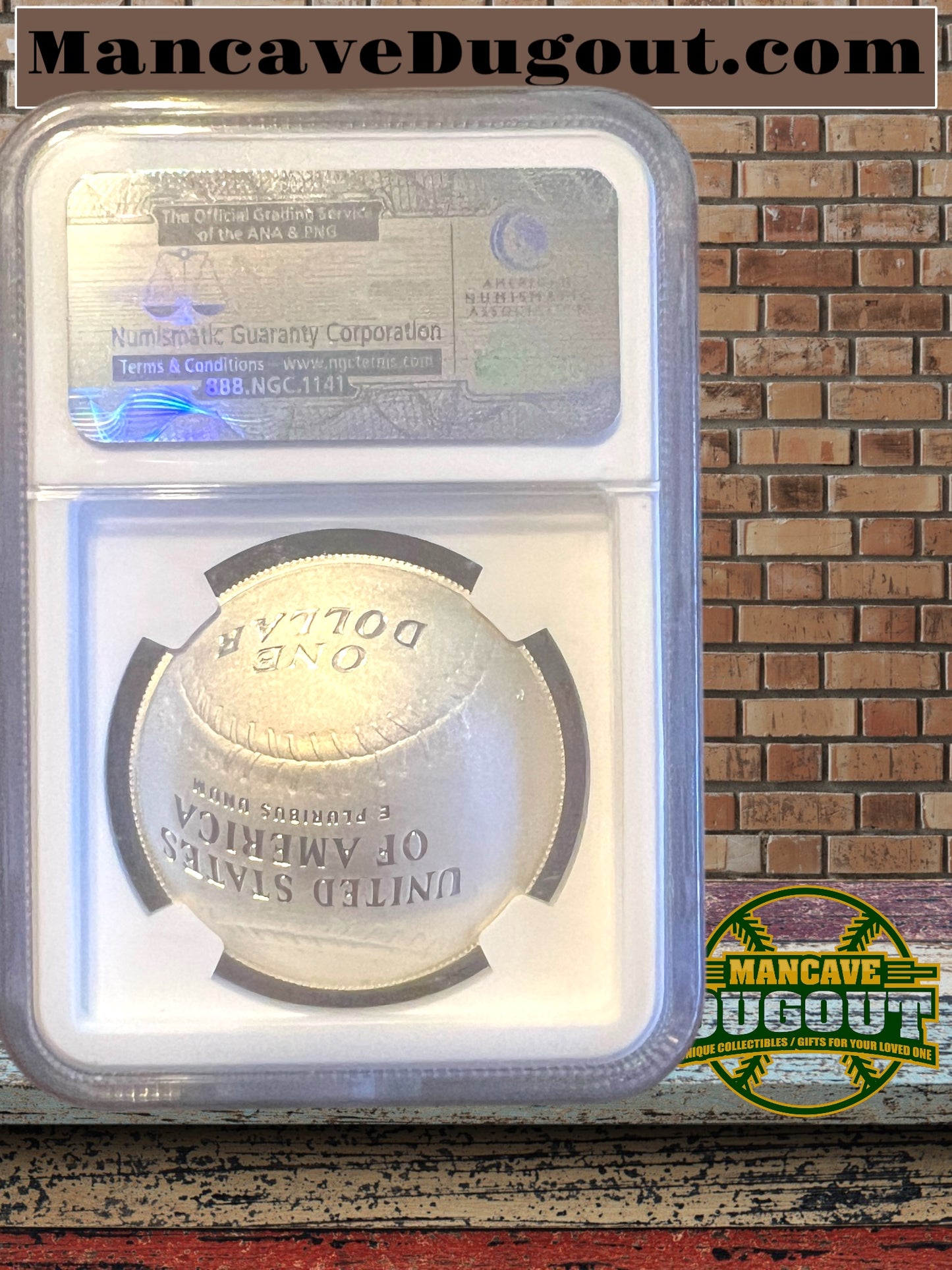 2014 Baseball Hall of Fame Silver Dollar – PF70 – Ultra Cameo