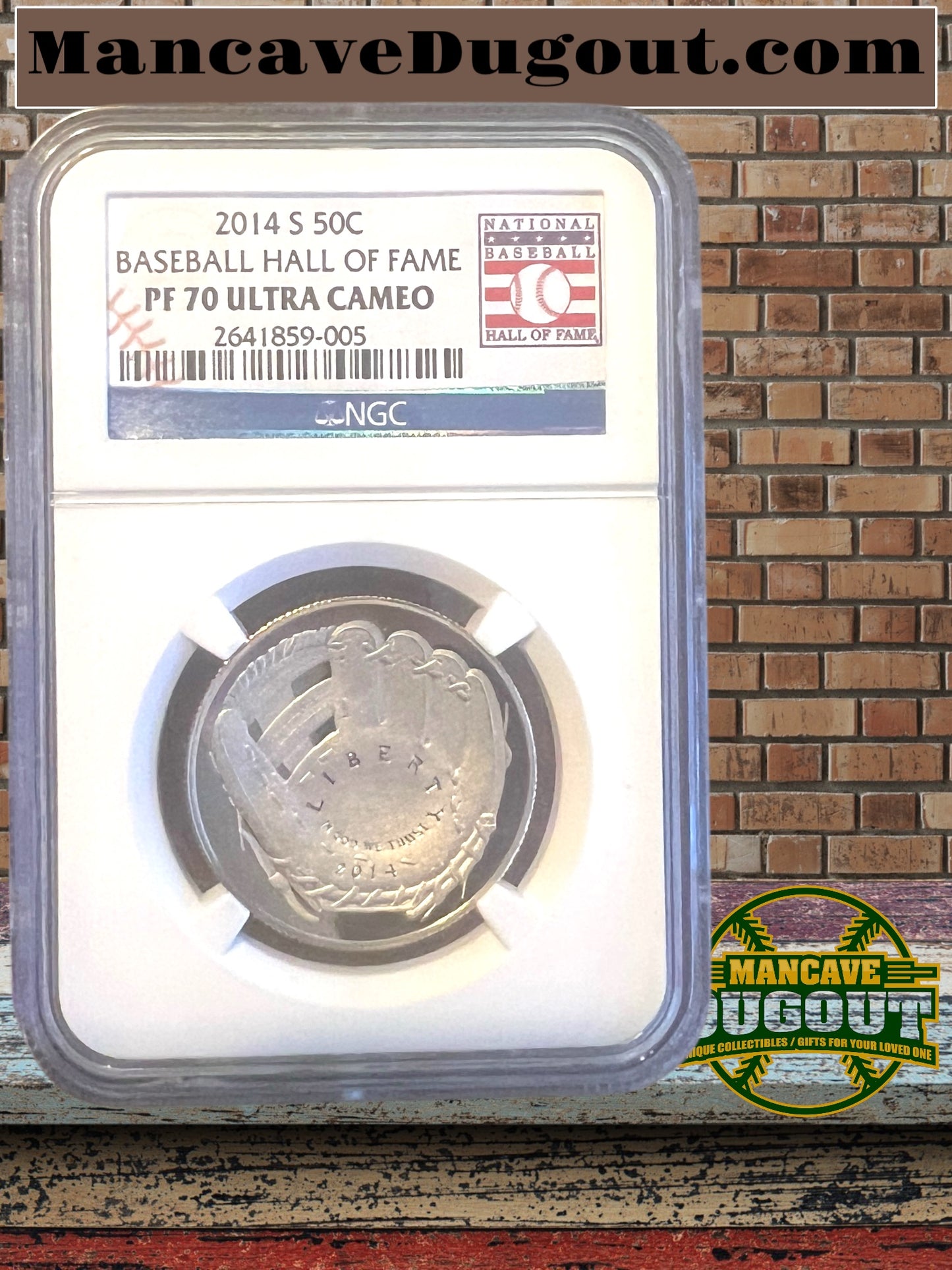 2014 Baseball Hall of Fame Half Dollar – PF 70 - Ultra Cameo