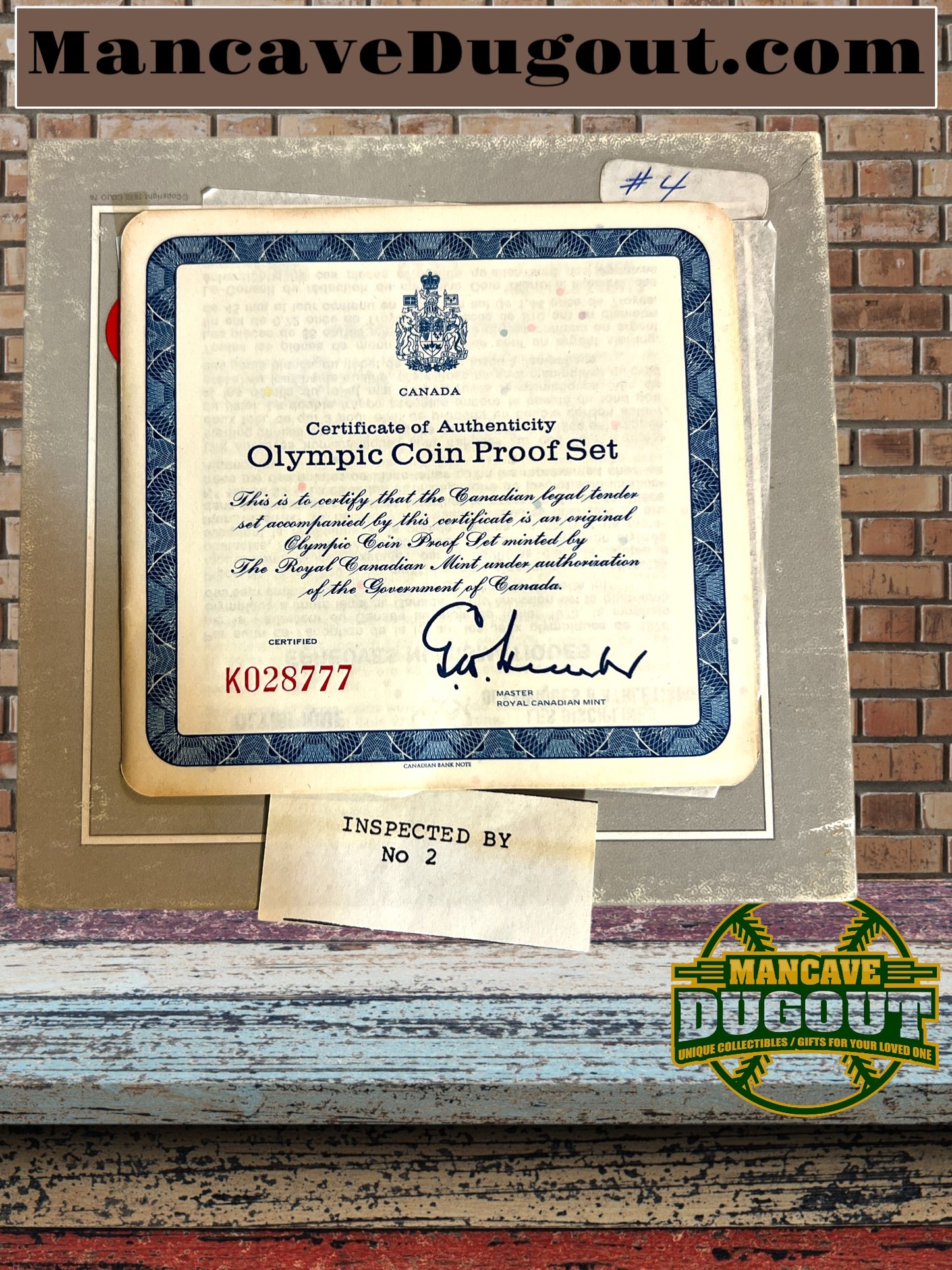 1976 Proof Silver Canadian Montreal Olympic Games 4 Coin Sterling Set Series 4