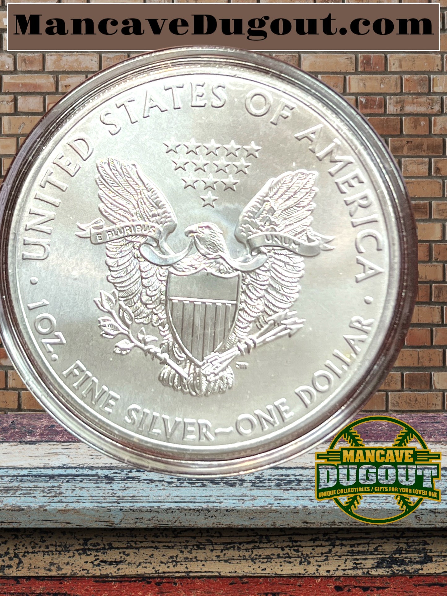 2012 UNCIRCULATED AMERICAN SILVER EAGLE, 1oz 0.999 FINE SILVER