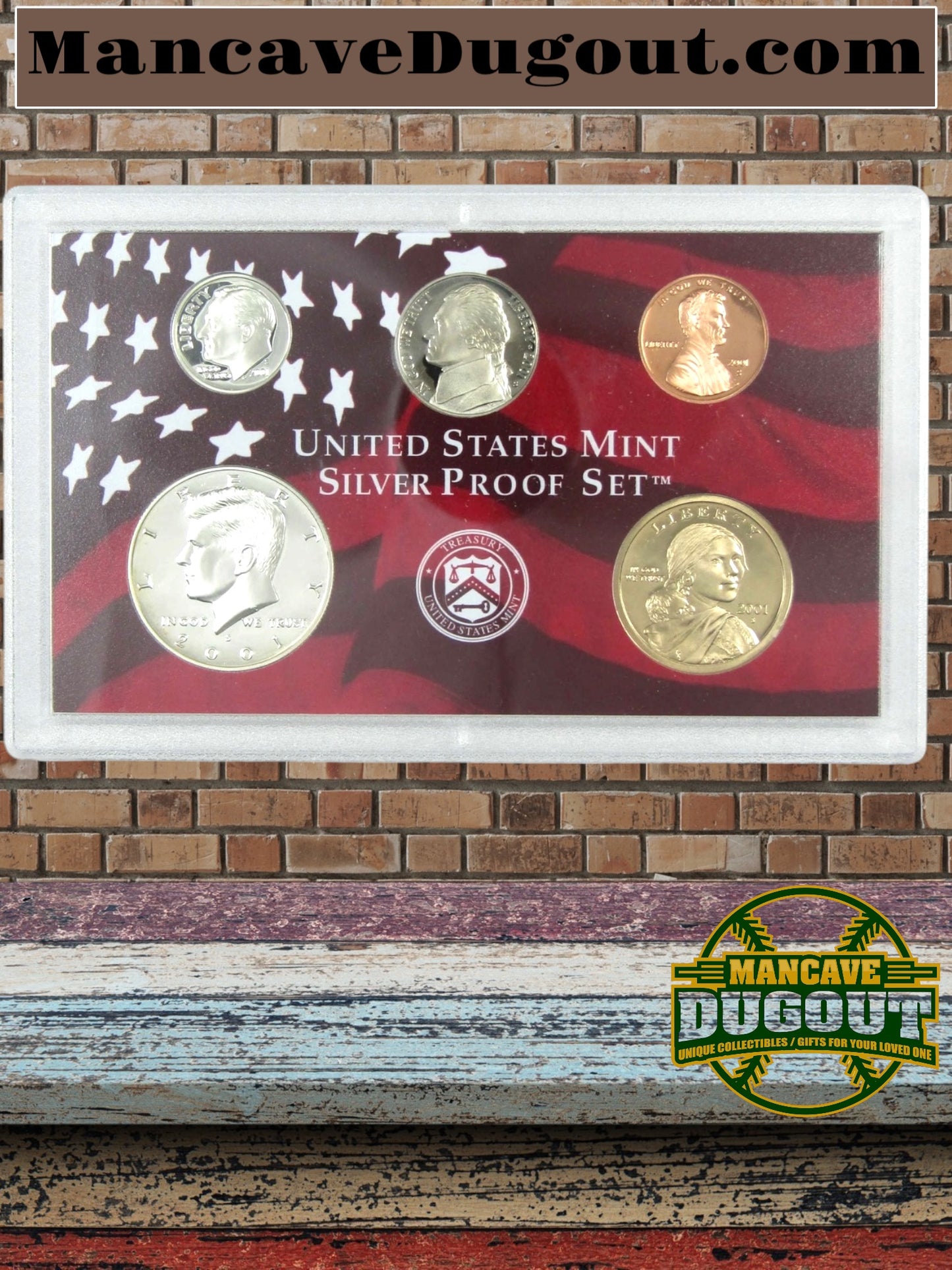 2001 Silver Proof Set U.S. Mint Original Government Packaging OGP COA
