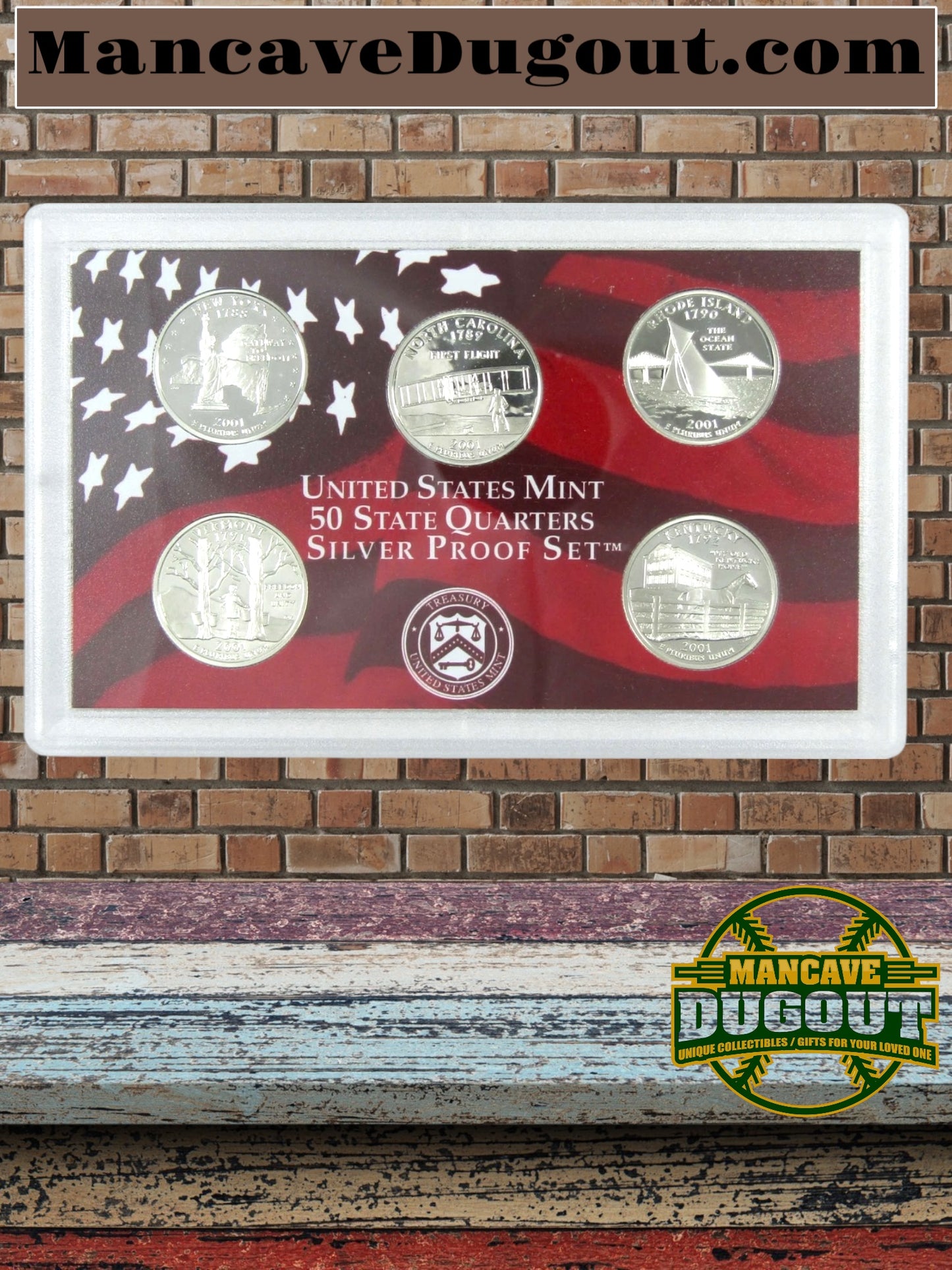 2001 Silver Proof Set U.S. Mint Original Government Packaging OGP COA