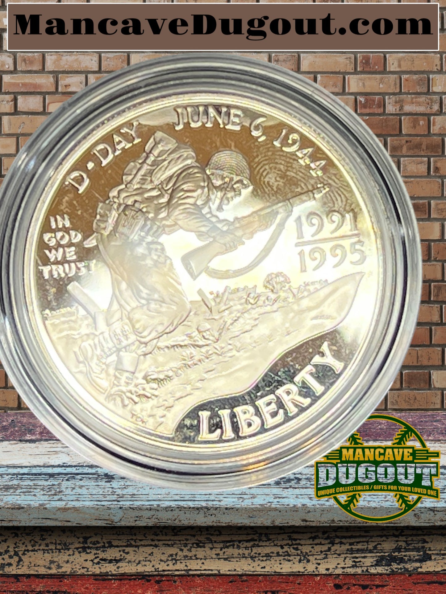 1991–1995 WWII 50th Anniversary Commemorative 2-Coin Proof Set – Silver
