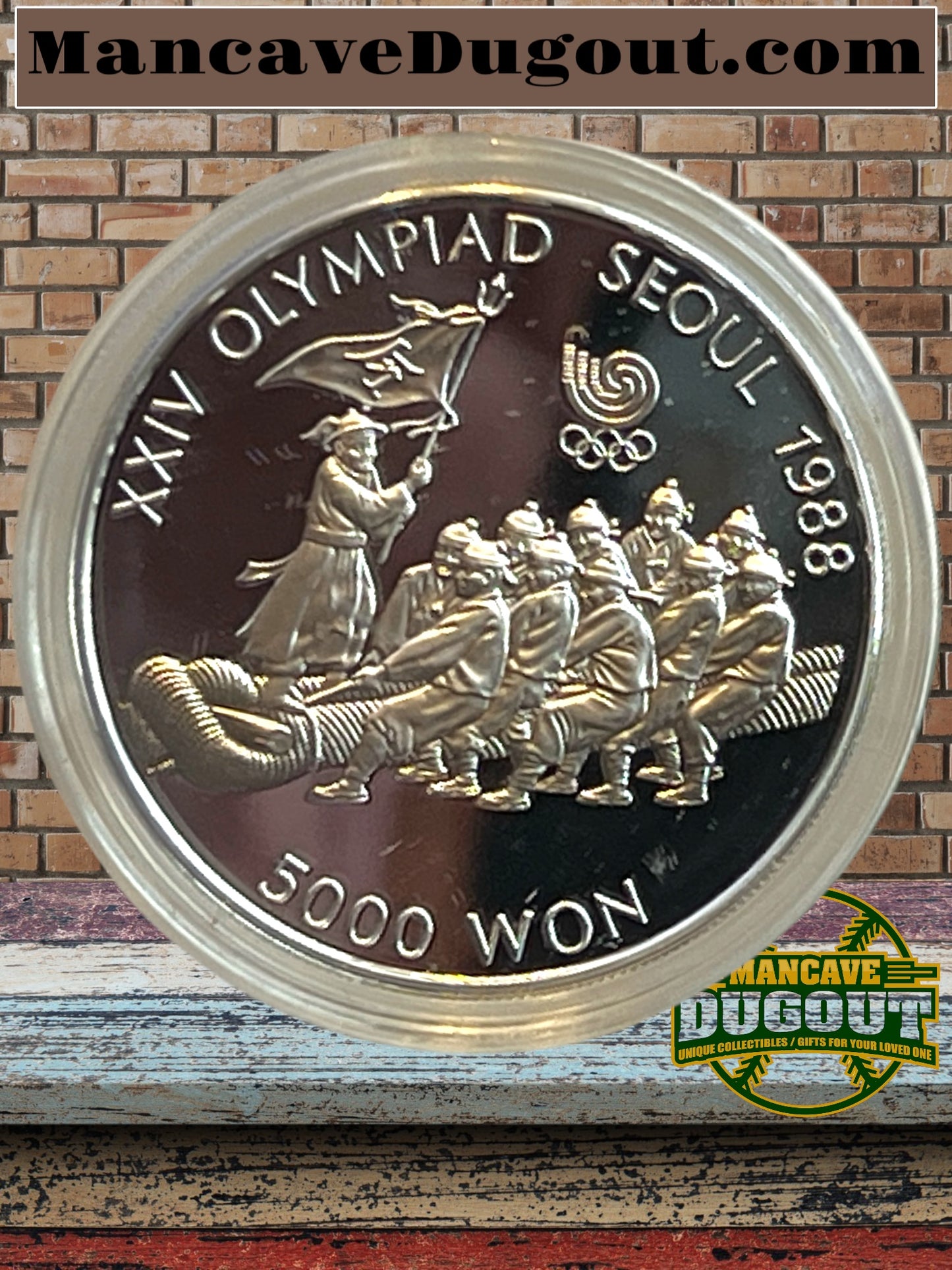 1988 Olympic Seoul Proof Sterling Silver Diving 2-Coin Set