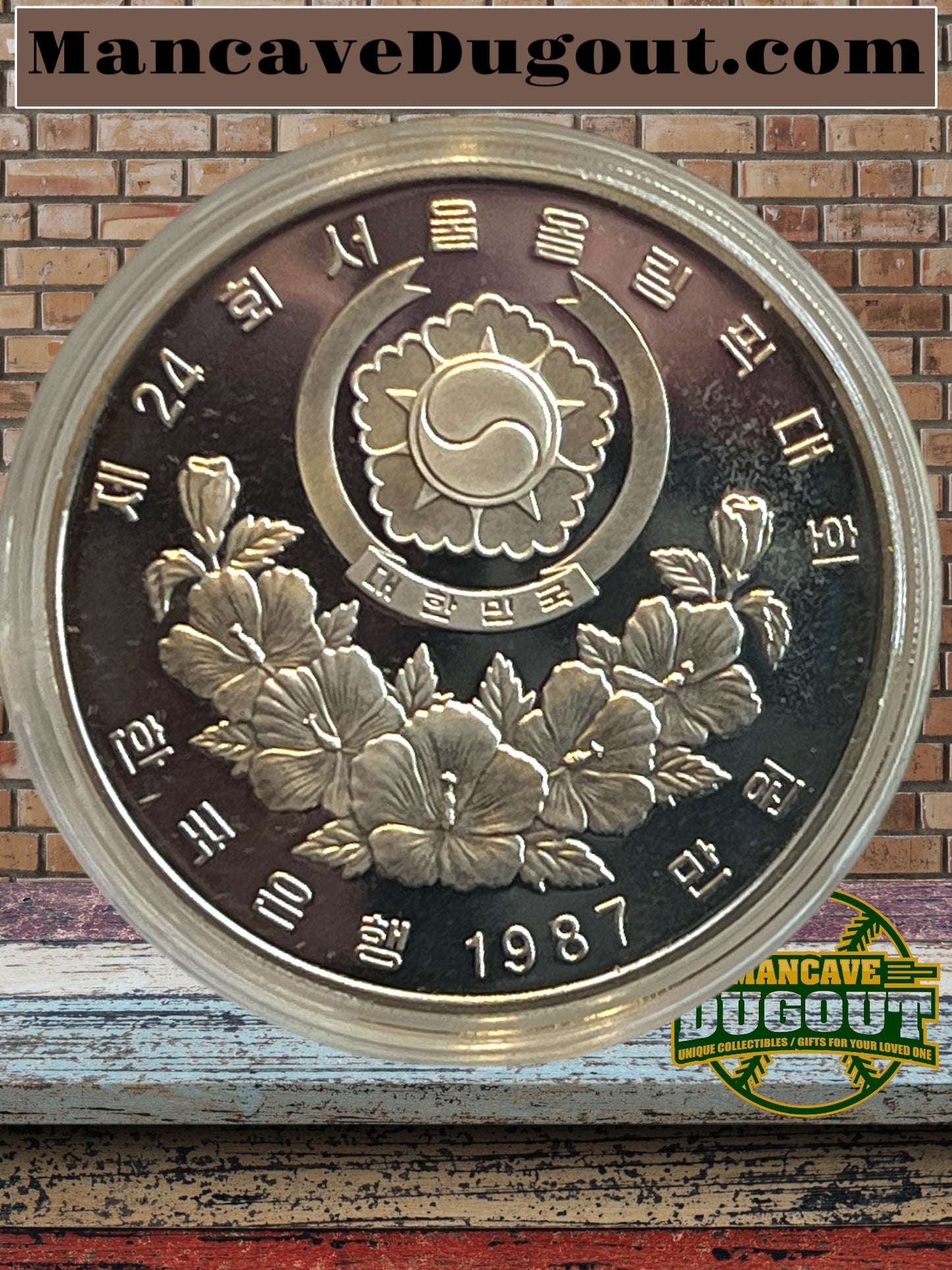 1988 Olympic Seoul Proof Sterling Silver Diving 2-Coin Set