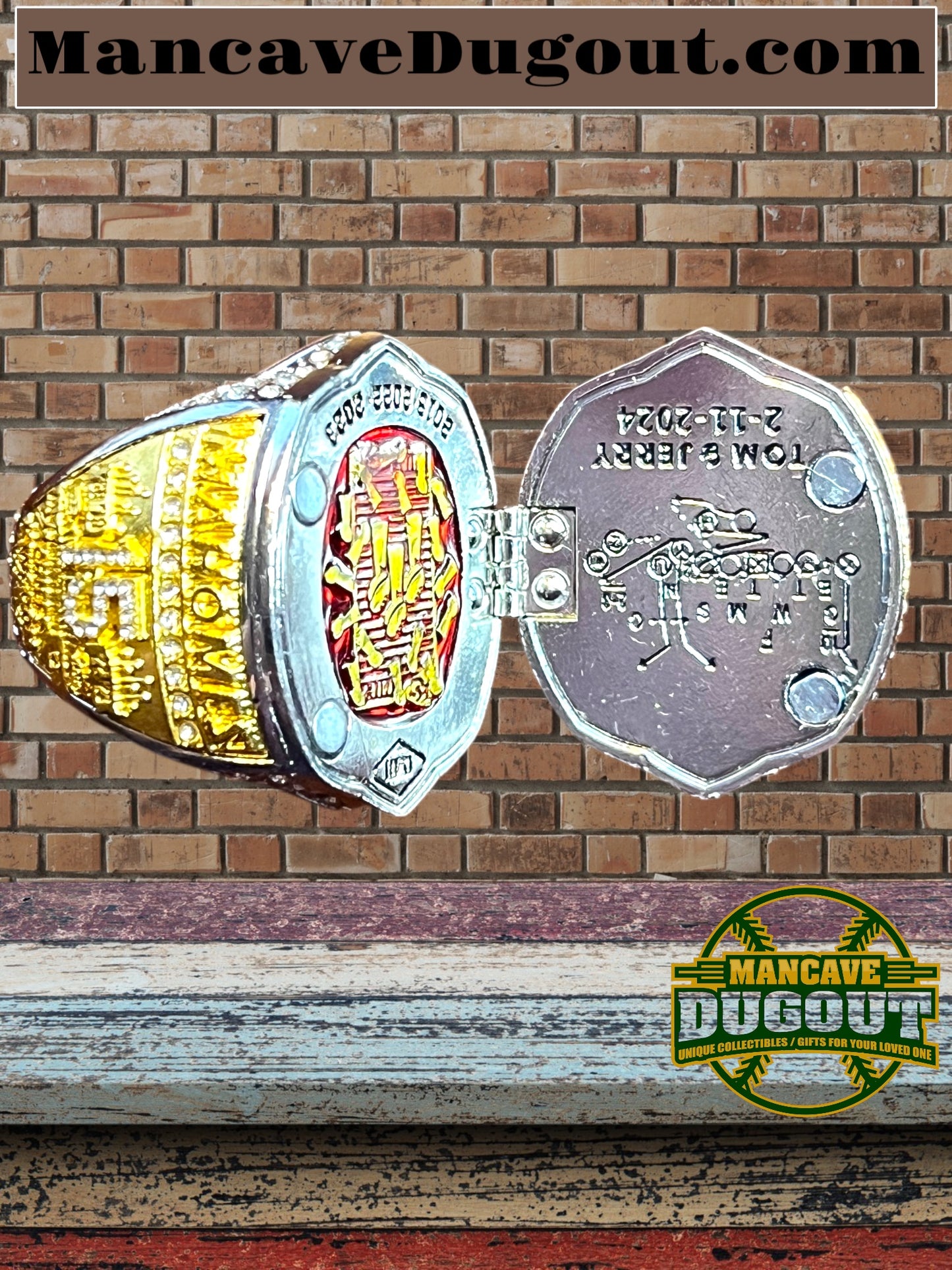2024 KC Championship Ring Football Championship – Mahomes-Souvenir