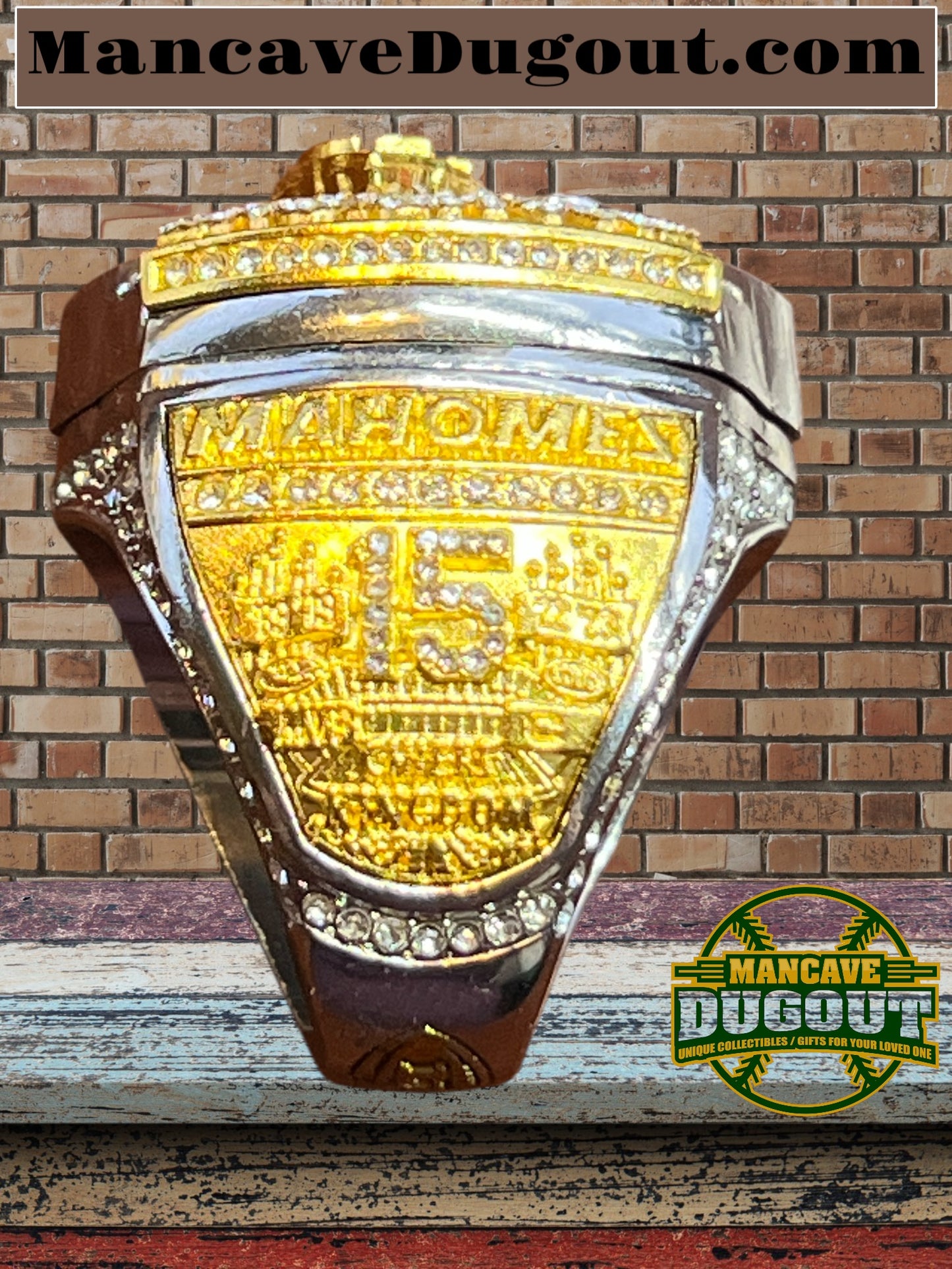 2024 KC Championship Ring Football Championship – Mahomes-Souvenir