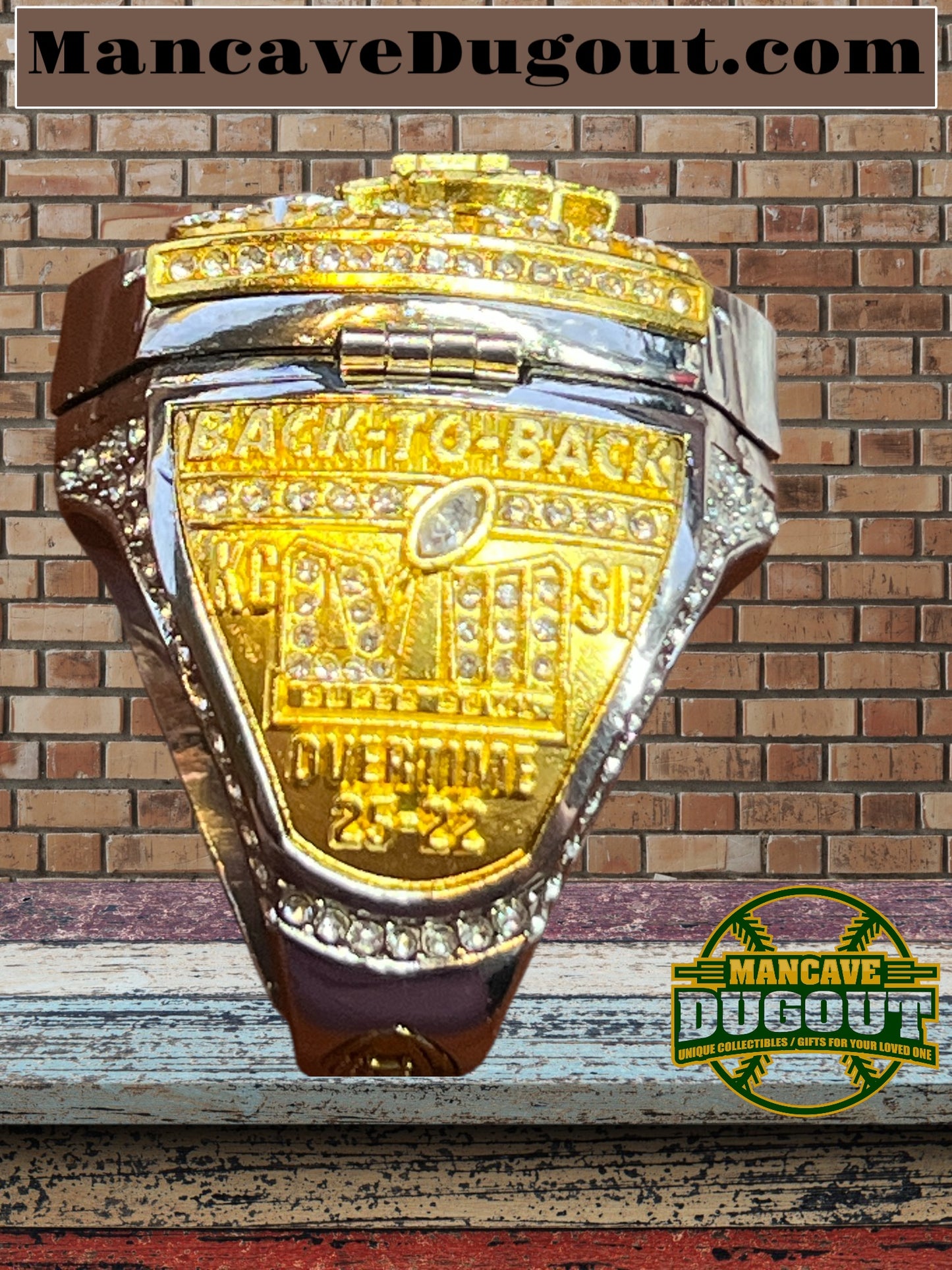2024 KC Championship Ring Football Championship – Mahomes-Souvenir