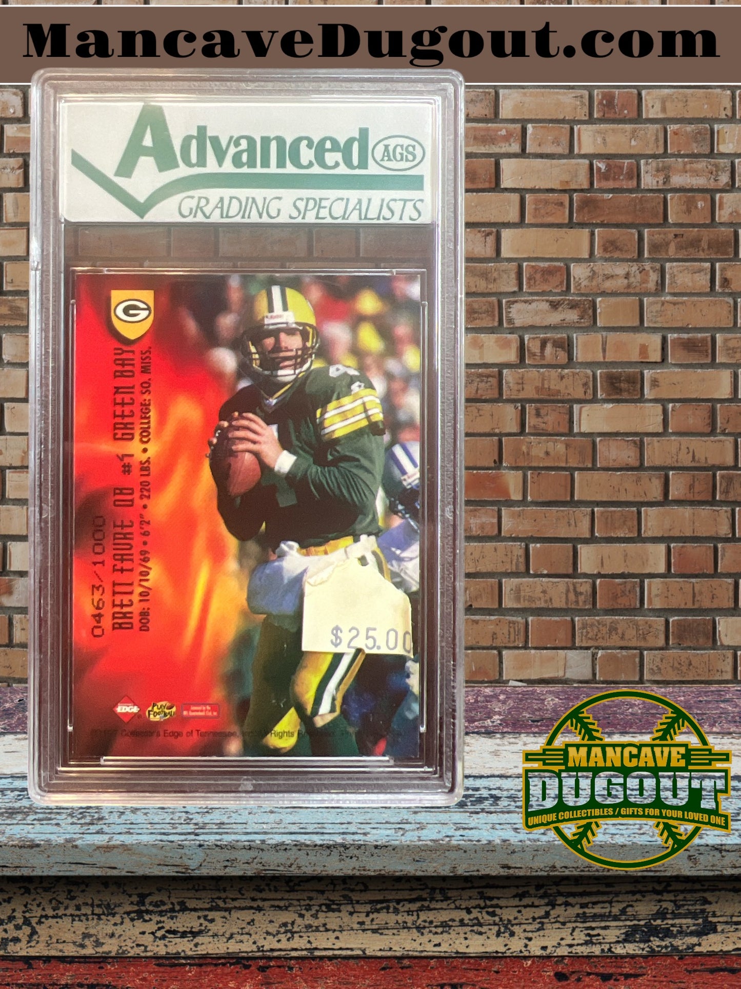 1997 Excalibur Dragon Slayers 463/1000 "Redemption" #5 Brett Favre - AGS: 8