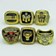 6 set Chicago bulls NBA Championship Ring With Box - Replicas