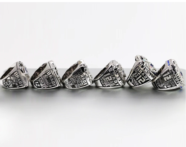 Tom Brady New England Championship Souvenir Rings