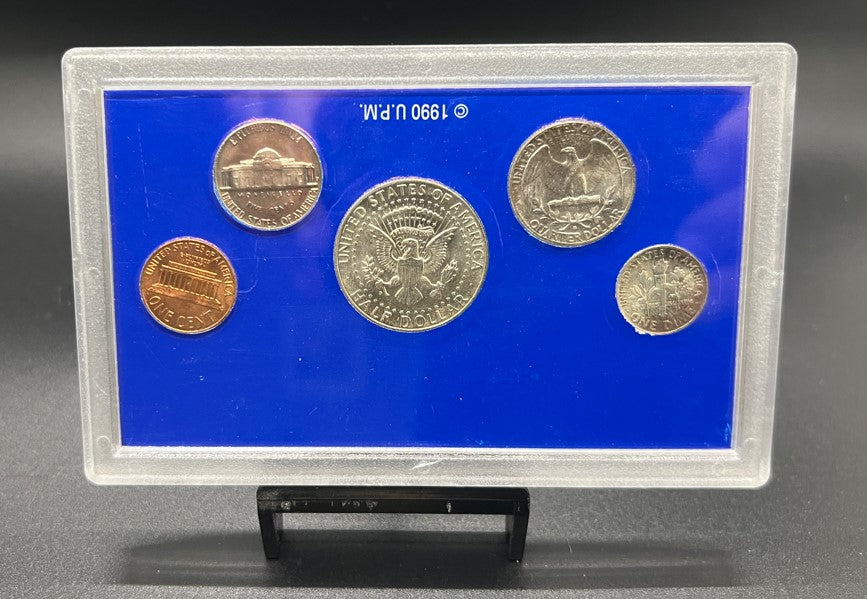 Presidents collection Americana series 5 coin1964 90% Silver 50 25 10 Cent TONED