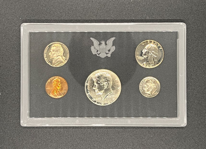 1969-S US MINT PROOF SET TONED CHOICE BU UNC NICE GEM COLOR