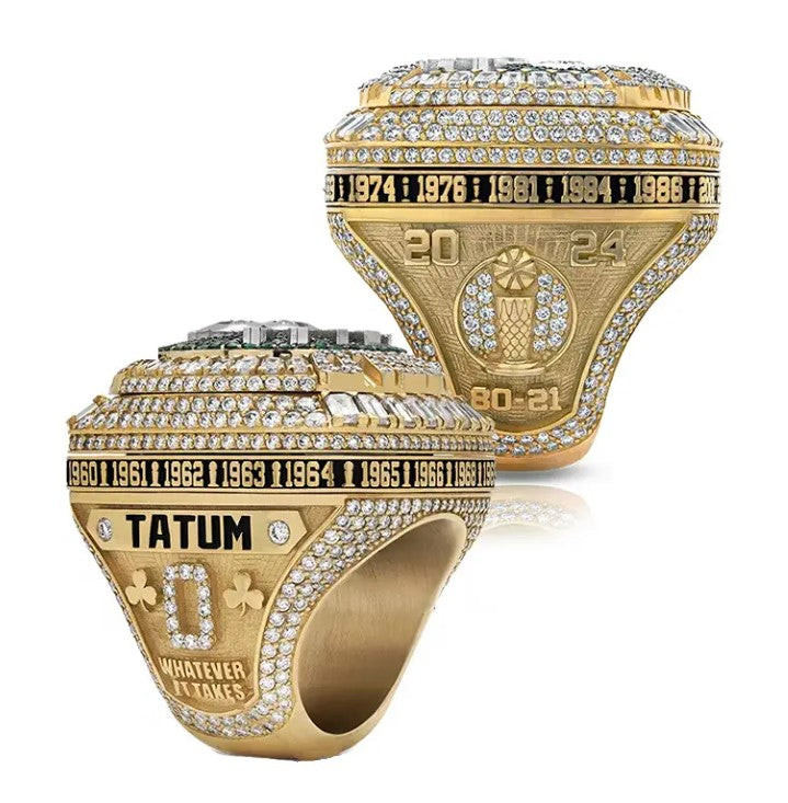 2024 Boston Celtics NBA Championship Souvenir Ring - Jayson Tatum