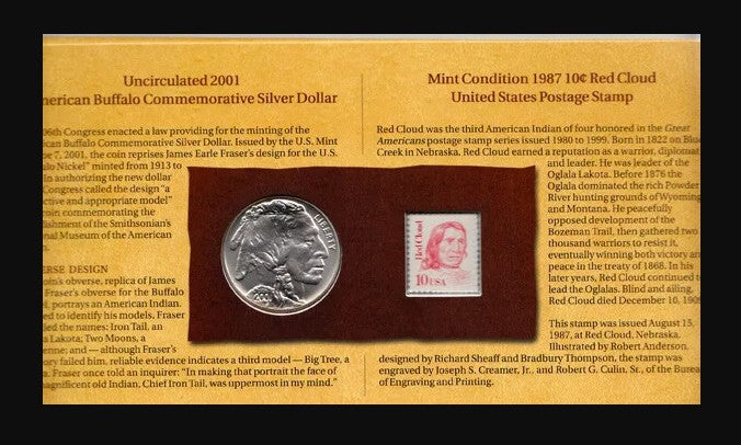 2001 The American Buffalo Coin & Currency Set - Sealed
