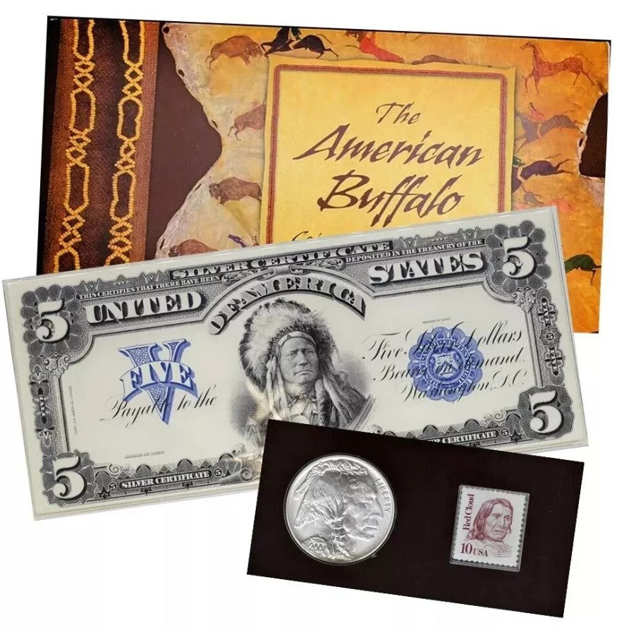 2001 The American Buffalo Coin & Currency Set - Sealed