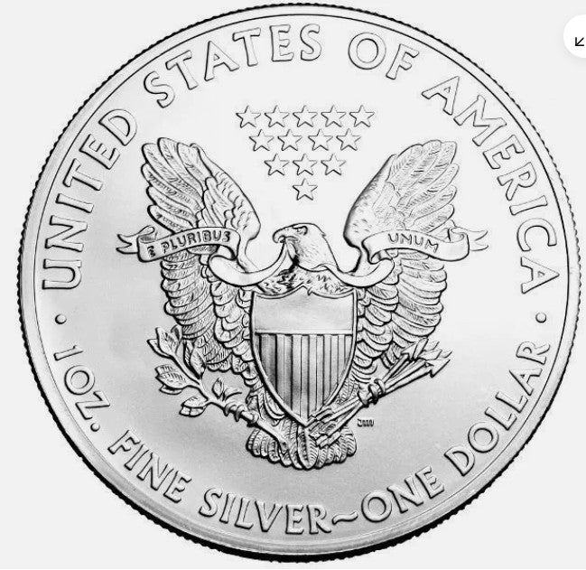 2014 American Silver Eagle BU Brilliant Uncirculated Bullion $1 Coin – Toned