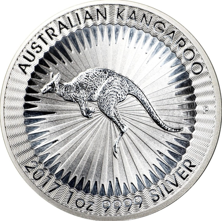 2017 $1 Australia Kangaroo Silver Coin .9999 Brilliant Uncirculated