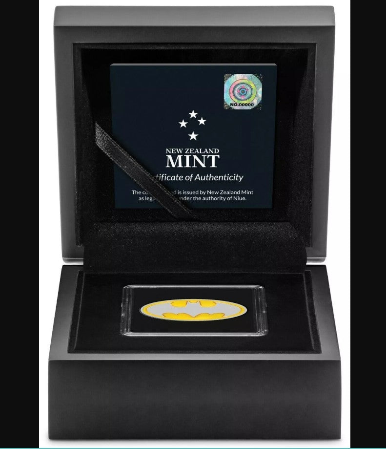 2021 Niue Batman Logo Coin 1 oz .999 Silver Coin (5,000 Mintage)