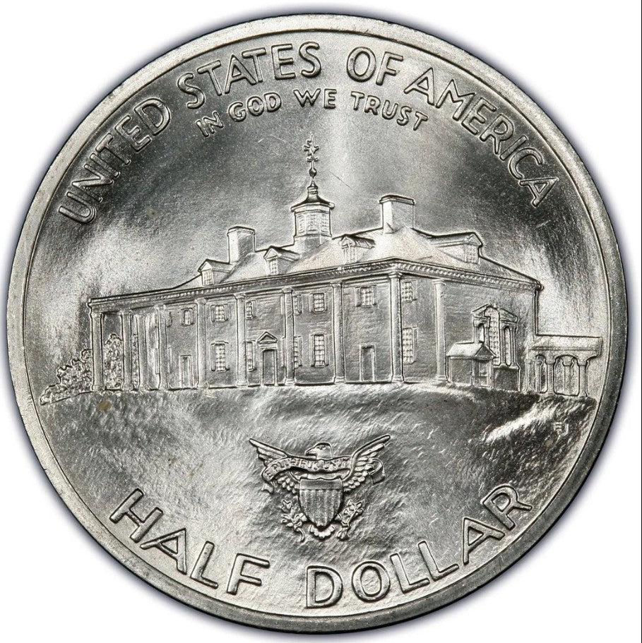 1982 -D George Washington BU Commemorative Proof Half dollar 90% silver-OGP and COA