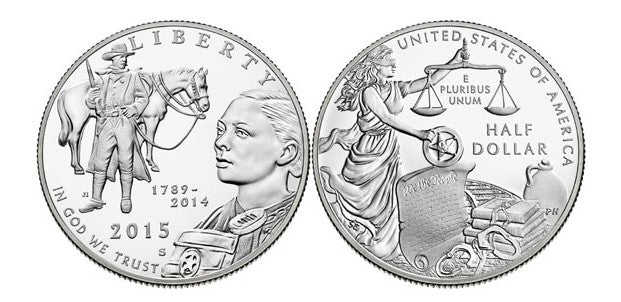 2015 US Marshals Service Half Dollar - S – PF 70 – Ultra Cameo