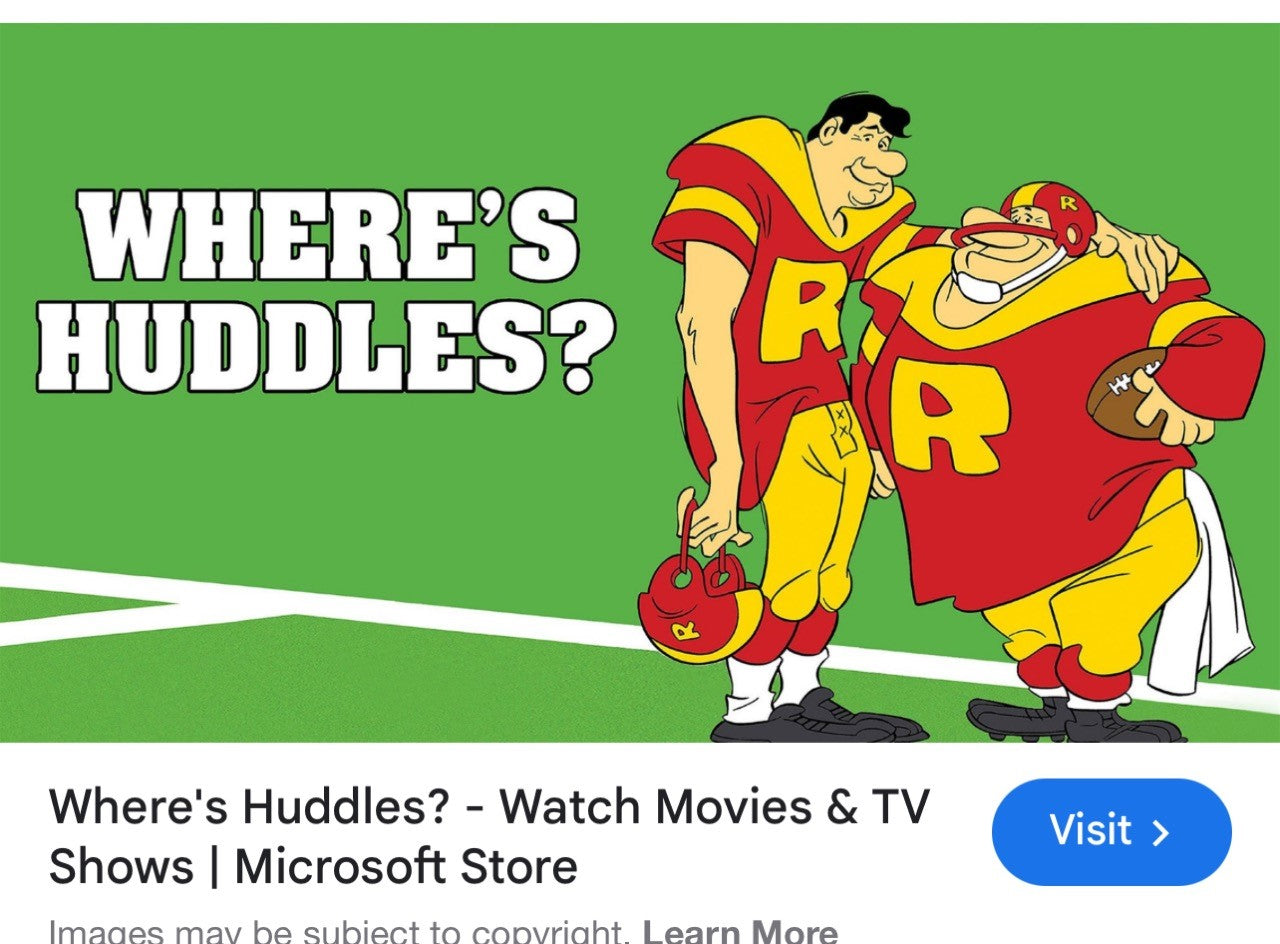 RARE Original production Cel from the 1970 animated series “Where’s Huddles?”