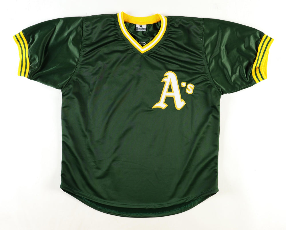 Jose Canseco Signed Jersey - Oakland Athletics-Green JSA