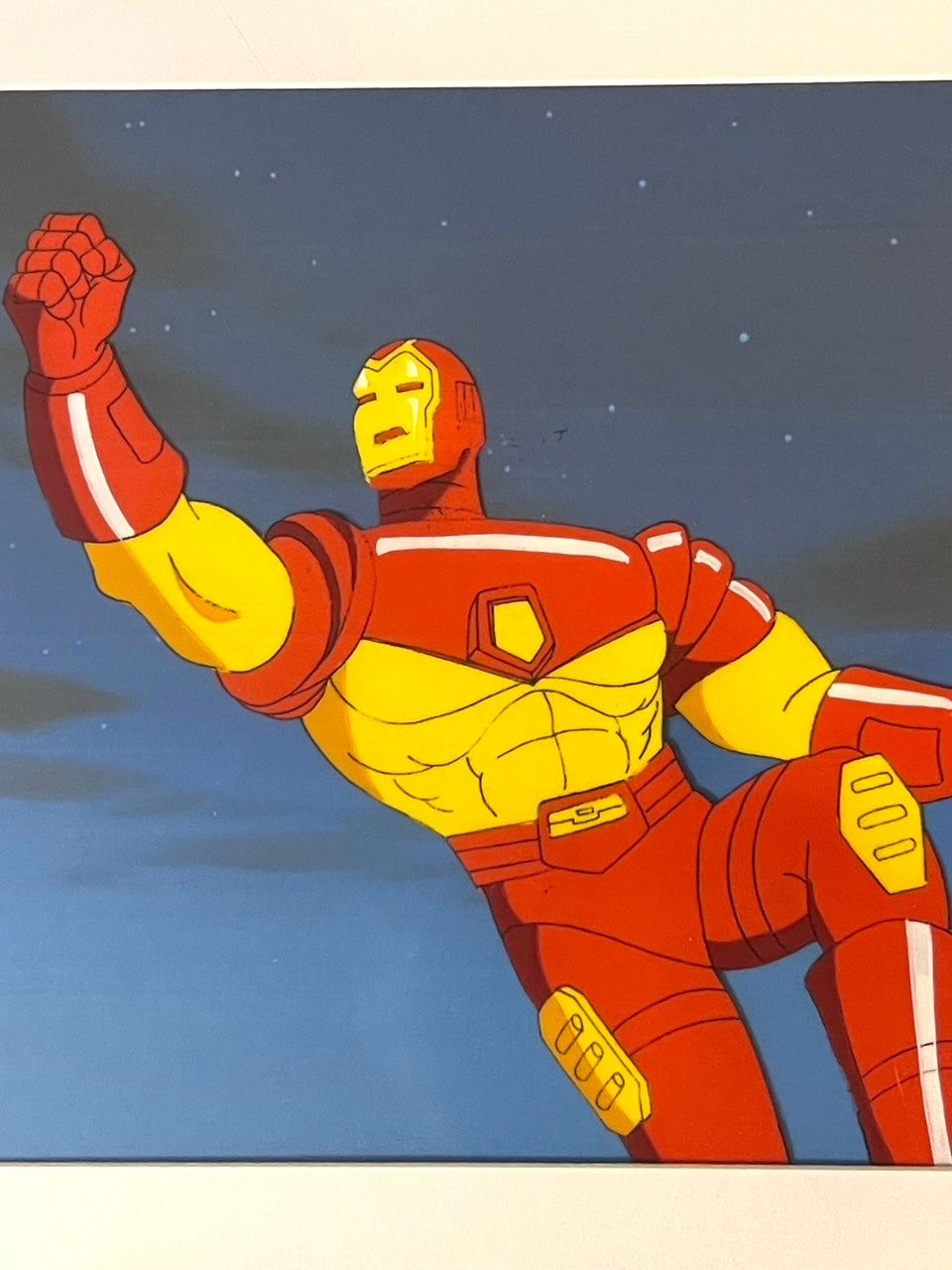 The IRON MAN Hand painted Original production Cel VINTAGE.