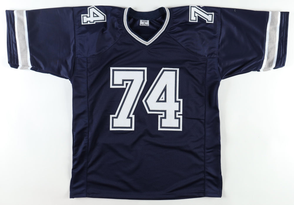 Bob Lilly Signed Jersey Inscribed "HOF '80" and Multiple Inscriptions