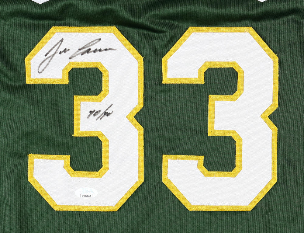 Jose Canseco Signed Jersey - Oakland Athletics-Green JSA