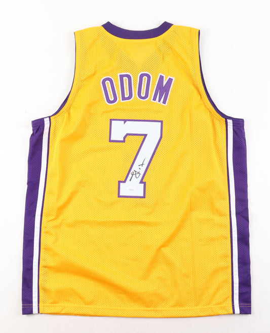 Lamar Odom Signed Jersey (JSA) - Los Angeles Lakers