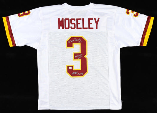 Mark Moseley Signed Jersey Inscribed "NFL-MVP 1982" & "SBXVII Champ" (JSA) - Washington Redskins