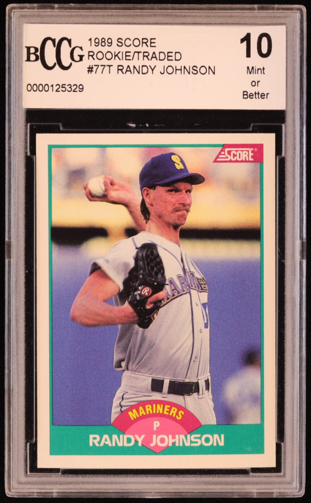Randy Johnson 1989 Score Rookie/Traded #77T (BCCG 10)