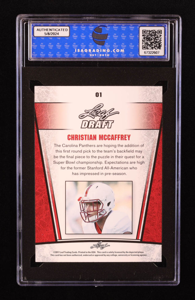 Christian McCaffrey - Rookie - Leaf-001