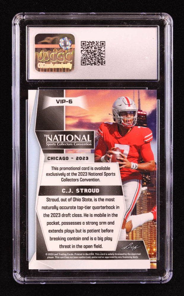 CJ Stroud Rookie - Leaf-VIP6