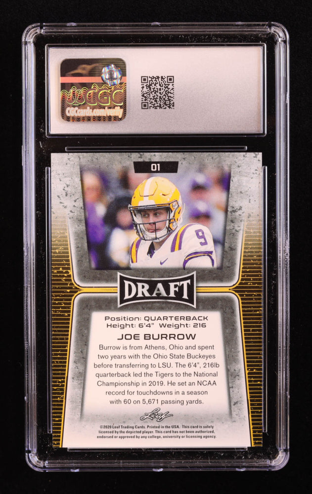 Joe Burrow Rookie Cards - #01-10