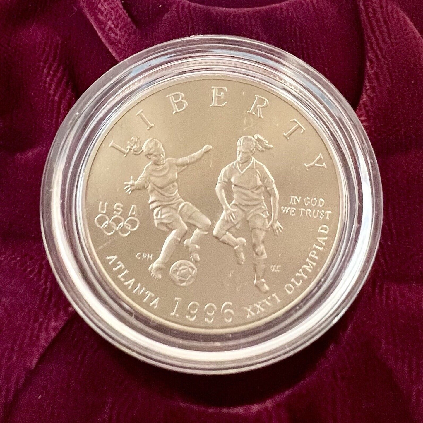 1996 Atlanta US Olympic 16 Proof Gold & Silver Coin Set -Presentation Box