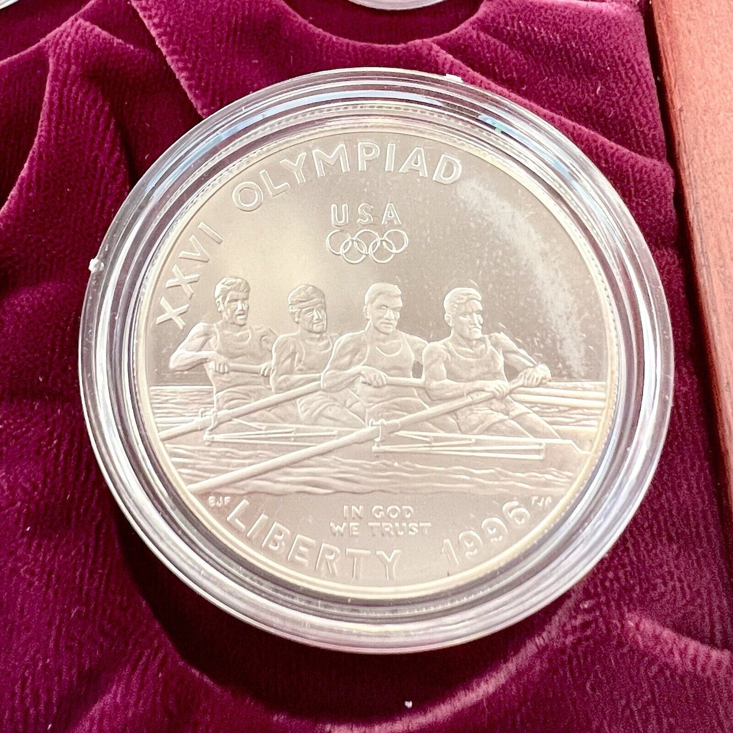 1996 Atlanta US Olympic 16 Proof Gold & Silver Coin Set -Presentation Box