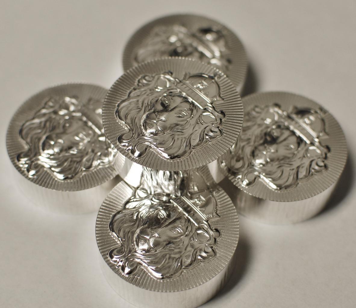 5 x 5oz Silver STACKER ROUNDS by Scottsdale Mint - 25oz .999 Silver