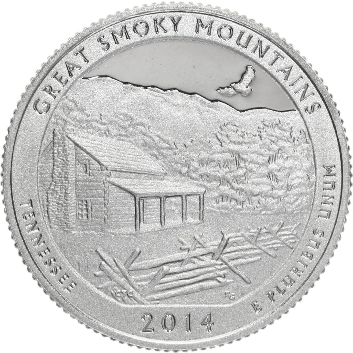 2014 S Proof Parks Quarter Set America the Beautiful 90% Silver OGP 5 Coins