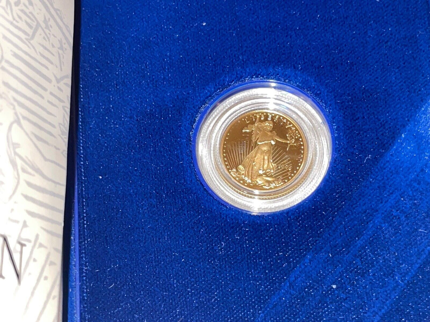 1996 American Eagle One-Tenth Ounce Gold Bullion Coin w/Box & COA